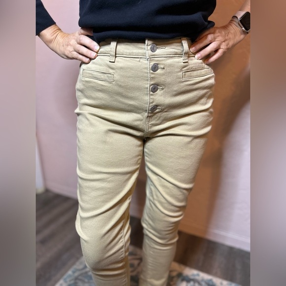 Women’s button fly Levis 721 High Rise Skinny Jeans size 31 waist - Picture 1 of 13